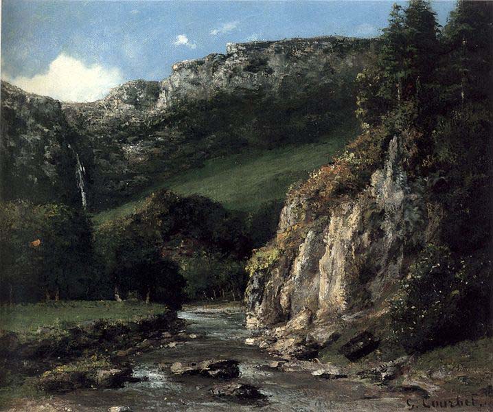 Stream in the Jura Mountains